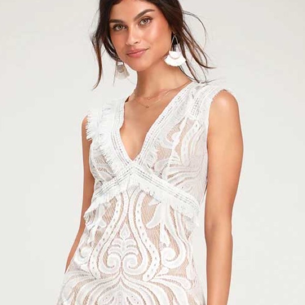 Ryse the label Michi lace midi dress